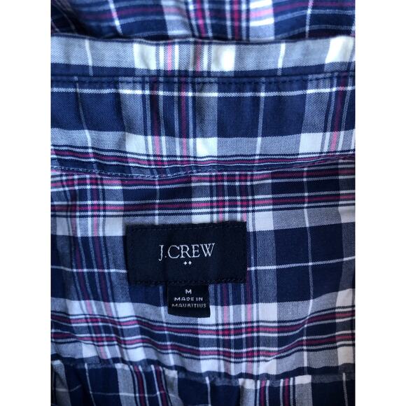 J.Crew Men Blue Button Up Shirt Size Medium - Picture 6 of 8